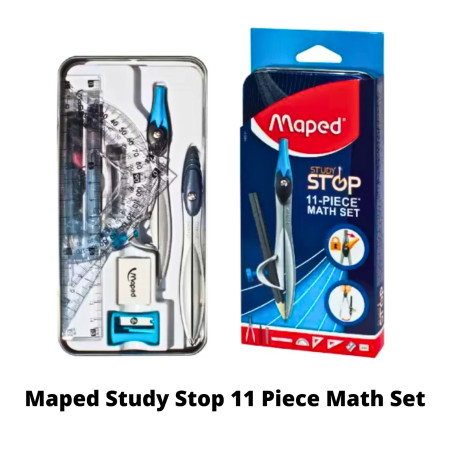 Maped Study Stop 11 Piece Math Set (195215)
