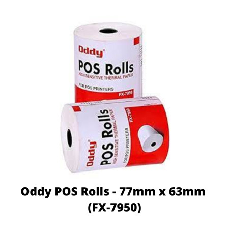 Oddy POS Rolls - 77mm x 63mm (FX-7950)