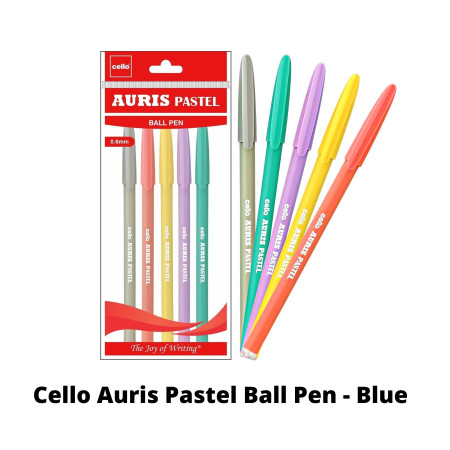 Cello Auris Pastel Ball Pen - Blue
