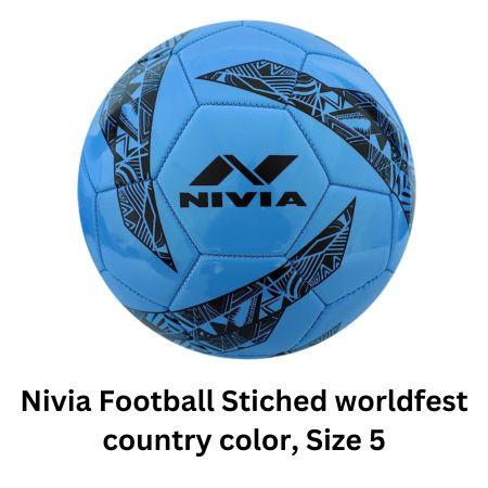 Nivia Football Stiched worldfest, Size 5