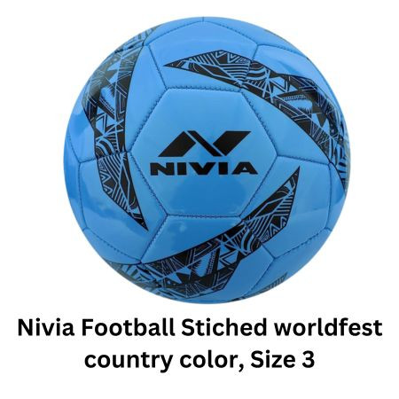 Nivia Football Stiched worldfest, Size 3