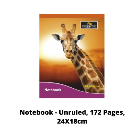Freemind Notebook - Unruled, 172 Pages, 24X18cm (700101)
