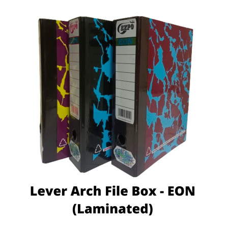 Expo Lever Arch Box File - EON (Laminated)