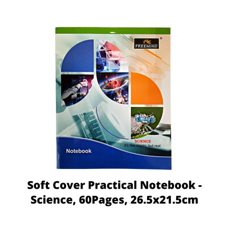 Freemind Soft Cover Practical Notebook - Science, 60 Pages, 26.5x21.5cm (707110)