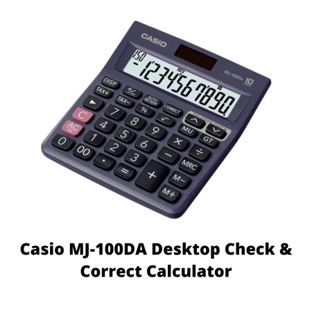 Casio MJ-100DA Desktop Check & Correct Calculator - New
