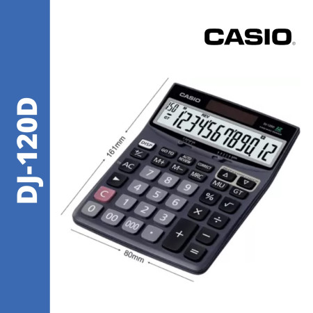 Casio DJ-120D Desktop Check & Correct Calculator - New