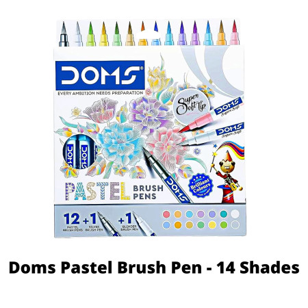 Doms Pastel Brush Pen - 14 Shades