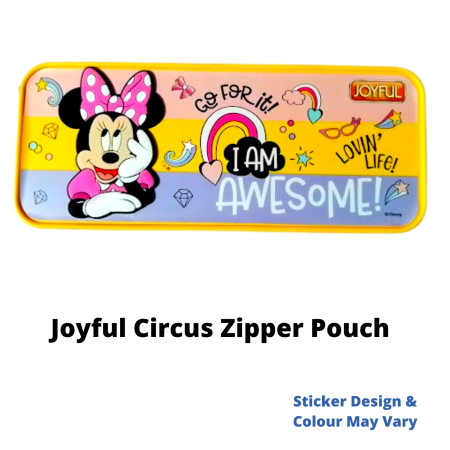 Joyful Circus Zipper Pouch