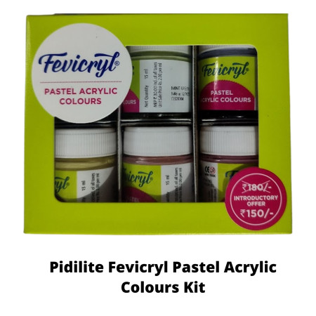 Pidilite Fevicryl Pastel Acrylic Colours Kit