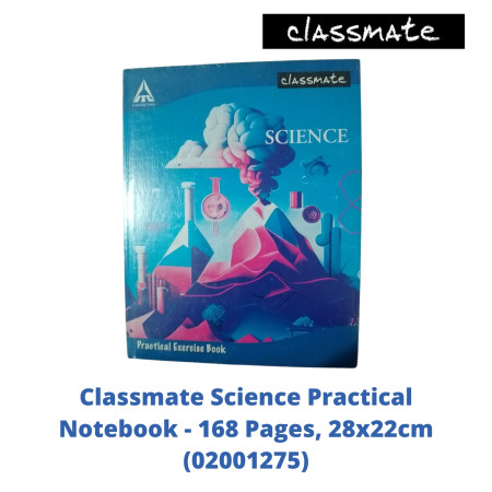 Classmate Science Practical Notebook - 168 Pages, 28x22cm (02001275)