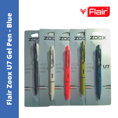 Flair Zoox U7 Gel Pen - Blue
