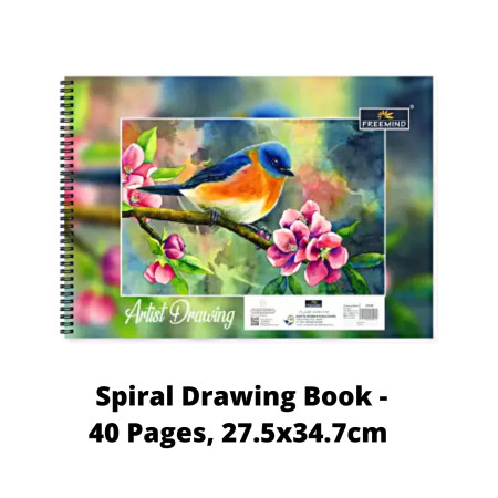 Freemind A3 Spiral Drawing Book - 40 Pages, 27.5x34.7cm (702251)