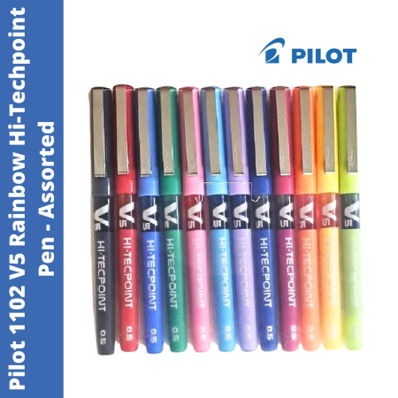 Pilot 1102 V5 Rainbow Hi-Techpoint Pen - Assorted