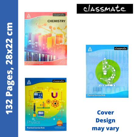 Classmate Practical Notebook - 132 Pages, 28x22cm