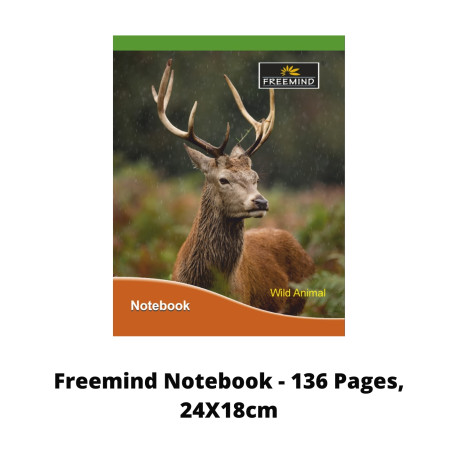 Freemind Notebook - 136 Pages, 24X18cm