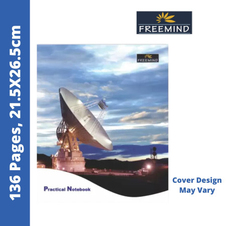 Freemind Practical Notebook - 136 Pages, 21.5x26.5cm