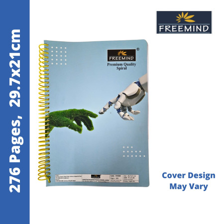 Freemind A4 Register - Spiral 276 Pages, 29.7x21cm