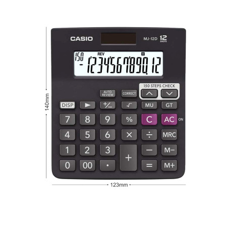 Casio MJ-12D Desktop Check & Correct Calculator - New