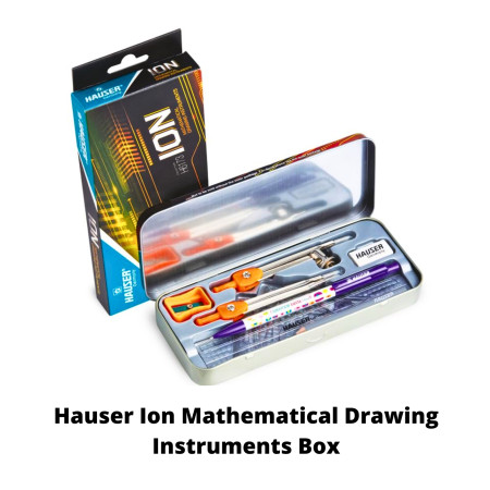 Hauser Ion Mathematical Drawing Instruments Box