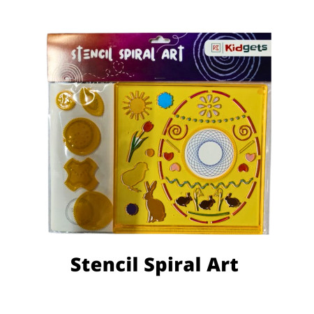 Stencil Spiral Art (1201)