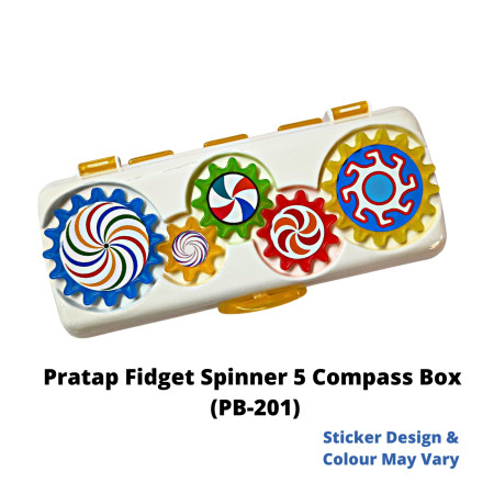 Pratap Fidget Spinner 5 Compass Box (PB-201)