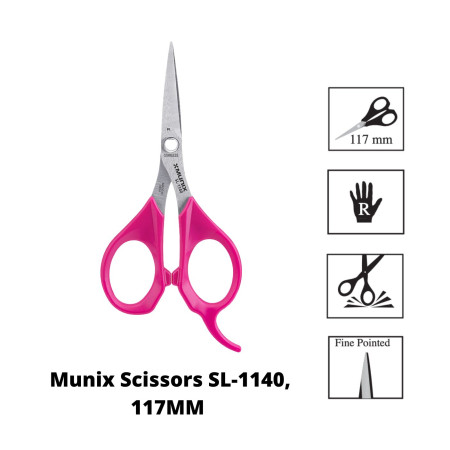 Munix Scissors SL-1140,117MM MRP Rs. 67