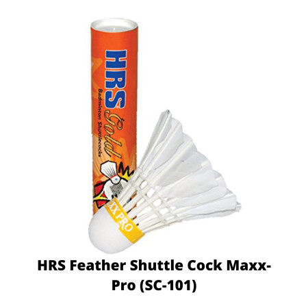 HRS Feather Shuttle Cock Maxx-Pro (Pack of 10)