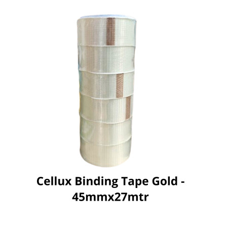 Cellux Binding Tape Gold - 45mmx27mtr
