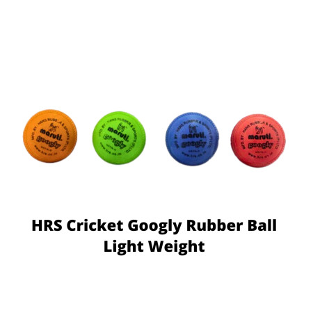HRS Cricket Googly Rubber Ball Light Weight