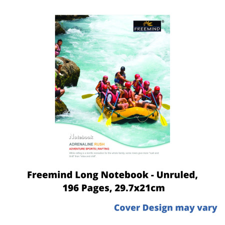 Freemind Notebook - Unruled, 196 Pages, 29.7x21cm (700345) - MRP - Rs. 85