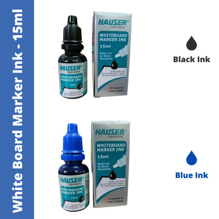 Hauser White Board Marker Ink, 15ml