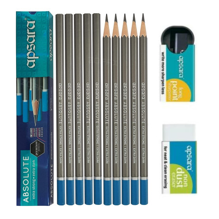 Apsara Absolute Pencil - Pack of 10 Pencils