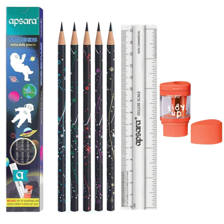 Apsara Spacekids Extra Dark Pencils - Pack of 10 Pencil