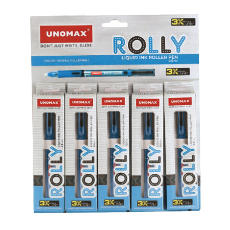 Unomax Rolly Liquid Ink Roller Pen - Blue