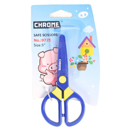 Chrome Safe Scissors Size 5" - 9725