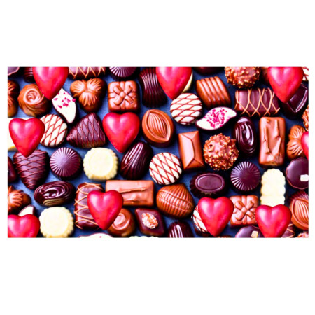 Gift Wrapping Paper - Chocolate Print, Pack of 25 Sheets (1188)