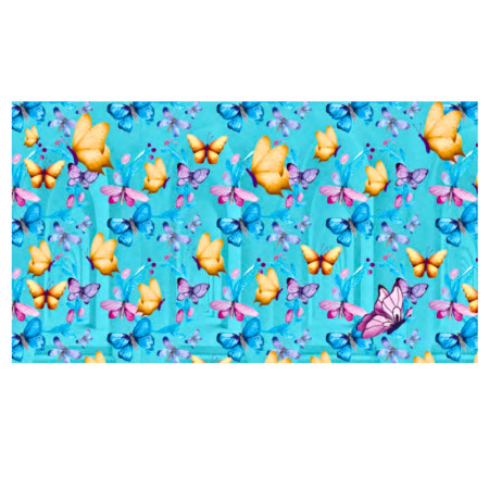 Gift Wrapping Paper - Butterfly Print, Pack of 25 Sheets (1183)