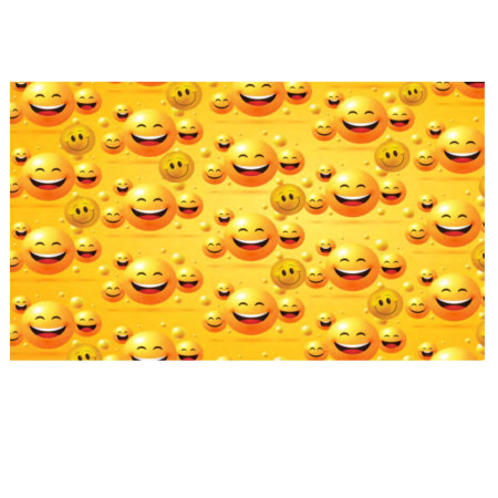 Gift Wrapping Paper - Smiley Emoji, Pack of 25 Sheets (1193)