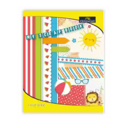 Freemind Scrap Book A4 Craft Paper - Unruled, 28 Pages, 28x22 cm