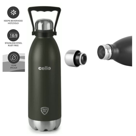 Cello Swift Duro 1500ml Stainless Steel Vacuum Cola Bottle