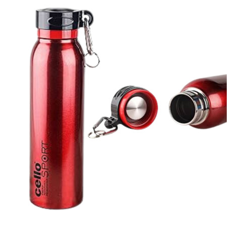 Cello Beatle 550ml Stainless Steel Vacuum Sports Bottle