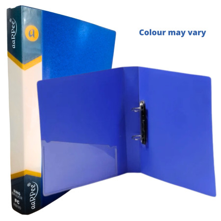 Aarpee Ring Binder - FC, 2 Ring, D Shape (RB110) - Blue