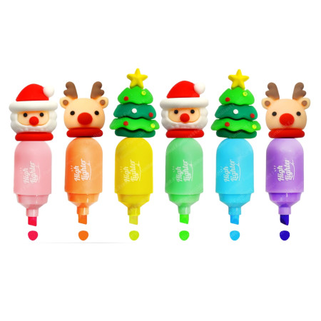 Kids Theme Color Highlighters - 4 Shades