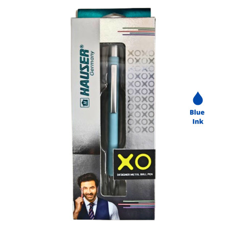 Hauser XO Designer Metal Ball Pen - Blue