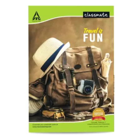 Classmate A4 Notebook - Single Line, 196 Pages, 29.7x21cm (02001330)