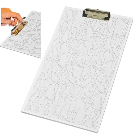 Kebica Design Clear Exam Clip Board - Unbreakable ( 10"x14")
