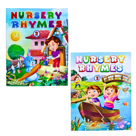 Nursery Rhymes Book - 2 & 3