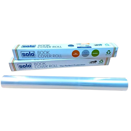 Solo Transparent Platina Book Cover Roll, 7mtrs - (BCR02)