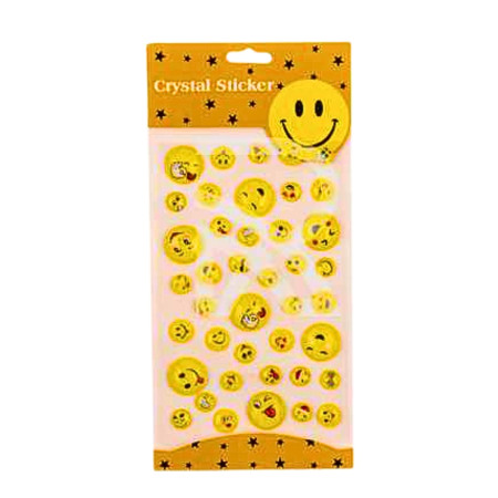 Smiley Crystal Sticker