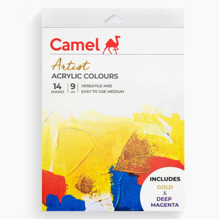 Camel Artist Acrylic Colours 20ml - 14 Shades